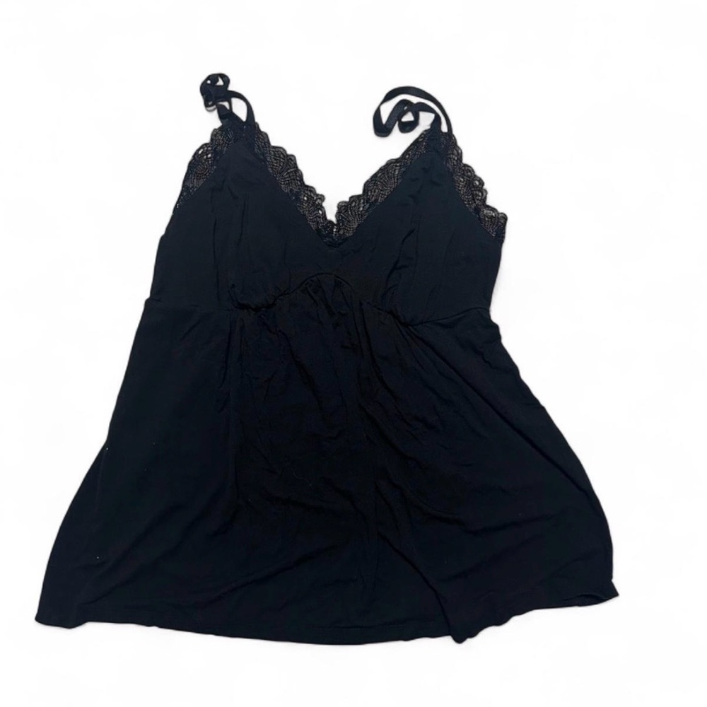 Soma Black Lace Detail Chemise
